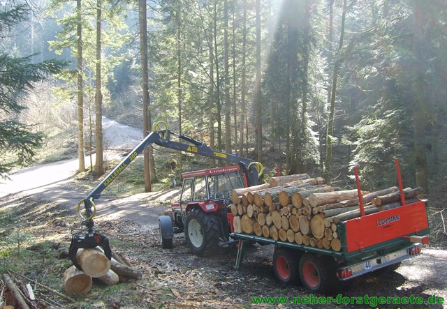 Forsttechnik Forstzubehör VME Kipper auf