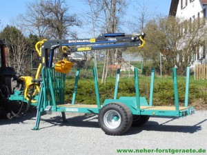 Forstner F6 mit Källefall Forstkran FB51L